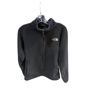 The North Face Mens Fleece Jacket Black Full Zip Size Medium